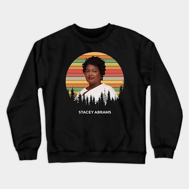 retro stacey abrams Crewneck Sweatshirt by neira